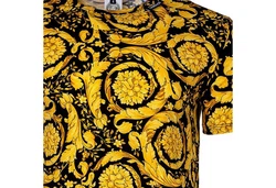 Versace T-Shirt Herren T-Shirt BAROCCO Gold/Gelb