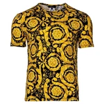Versace T-Shirt Herren T-Shirt BAROCCO Gold/Gelb