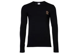 Versace T-Shirt Herren Shirt langarm Style TOPEKA Dunkelblau/Schwarz/Blau