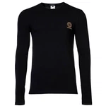 Versace T-Shirt Herren Shirt langarm Style TOPEKA Dunkelblau/Schwarz/Blau