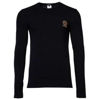 Versace T-Shirt Herren Shirt langarm Style TOPEKA Dunkelblau/Schwarz/Blau