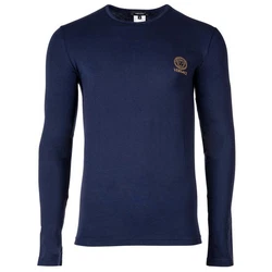 Versace T-Shirt Herren Shirt langarm Style TOPEKA Dunkelblau/Blau