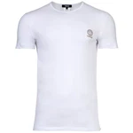 Versace T-Shirt Herren T-Shirt - Unterhemd, Rundhals, Stretch Weiß/Creme/Grau