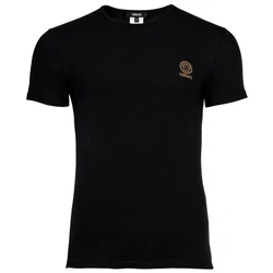 Versace T-Shirt Herren T-Shirt - Unterhemd, Rundhals, Stretch Schwarz/Dunkelblau