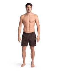 Arena Badeshorts Fundamentals Logo R Sepia