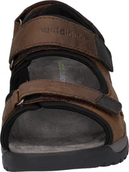 Waldläufer H-Taro Sandale Dunkelbraun/Braun/Beige/Khaki