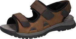 Waldläufer H-Taro Sandale Dunkelbraun/Braun/Beige/Khaki