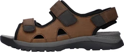Waldläufer H-Taro Sandale Dunkelbraun/Braun/Beige/Khaki