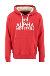 Alpha Industries Hoodie Foam Print Rot/Dunkelrot