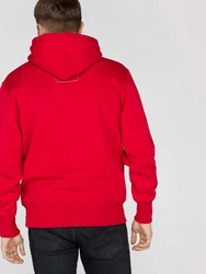 Alpha Industries Hoodie Foam Print Rot/Dunkelrot