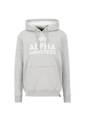 Alpha Industries Hoodie Foam Print Hellgrau/Grau