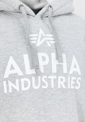 Alpha Industries Hoodie Foam Print Hellgrau/Grau