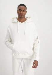 Alpha Industries Hoodie OS Weiß/Creme/Khaki/Beige