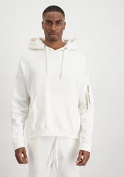 Alpha Industries Hoodie OS Weiß/Creme/Khaki/Beige
