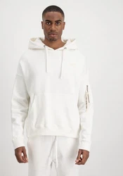 Alpha Industries Hoodie OS Weiß/Creme/Khaki/Beige