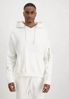 Alpha Industries Hoodie OS Weiß/Creme/Khaki/Beige