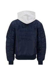 Alpha Industries Bomberjacke Anorak Blau/Dunkelblau
