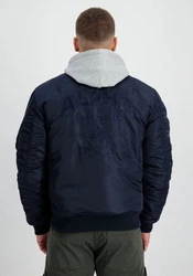 Alpha Industries Bomberjacke Anorak Blau/Dunkelblau