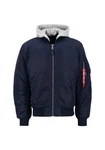 Alpha Industries Bomberjacke Anorak Blau/Dunkelblau
