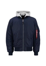 Bomberjacke Men - Bomber Jackets MA-1 Zip Hood Back EMB