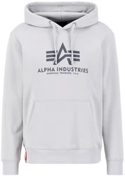 Alpha Industries Kapuzenpullover Basic Hoodie Herren Hellgrau/Grau/Silber