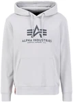 Alpha Industries Kapuzenpullover Basic Hoodie Herren Hellgrau/Grau/Silber