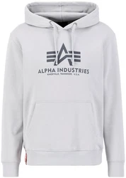 Alpha Industries Kapuzenpullover Basic Hoodie Herren Hellgrau/Grau/Silber