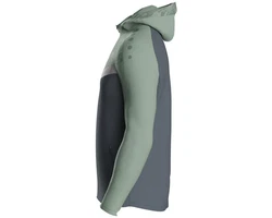 Jako Kapuzensweatshirt Kapuzenjacke Iconic anthra light/mintgrün/soft grün