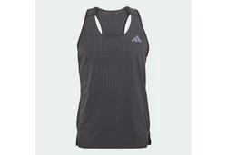 adidas Performance Longtop ADIZERO RUNNING SINGLET Schwarz/Dunkelgrau/Hellgrau/Grau