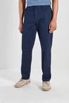 Next Chinohose Straight Fit Stretch-Chinohose Dunkelblau/Blau