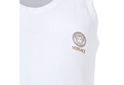 Versace Herren Tank Top TOPEKA Weiß/Creme/Dunkelblau