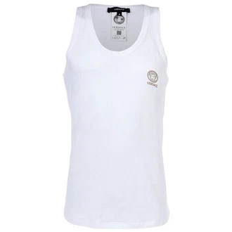 Versace Herren Tank Top TOPEKA Weiß/Creme/Dunkelblau