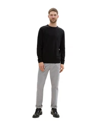 TOM TAILOR Hose Chinohose Grau/Dunkelgrau/Schwarz/Rot/Weiß/Grün