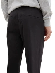 TOM TAILOR Hose Chinohose schwarz