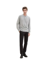 TOM TAILOR Hose Chinohose schwarz