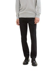 TOM TAILOR Hose Chinohose schwarz