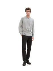 TOM TAILOR Hose Chinohose schwarz