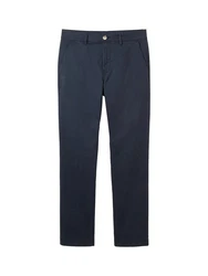 TOM TAILOR Hose Chinohose Dunkelblau/Grau/Blau/Hellblau