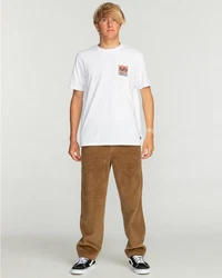 Billabong T-Shirt Stamp Weiß/Creme/Hellblau