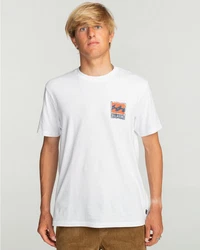 Billabong T-Shirt Stamp Weiß/Creme/Hellblau