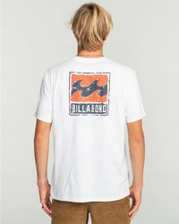 Billabong T-Shirt Stamp Weiß/Creme/Hellblau