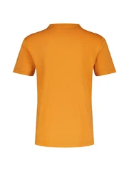 LERROS Unifarbenes T-Shirt mit Print Unifarben