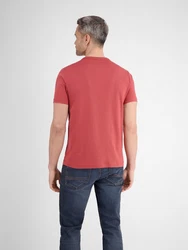 LERROS Unifarbenes T-Shirt mit Print 