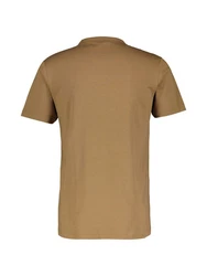LERROS Unifarbenes T-Shirt mit Print Unifarben
