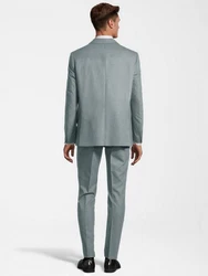 SteffenKlein Anzug SLIM FIT Hellblau/Grau/Blau