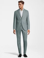 SteffenKlein Anzug SLIM FIT Hellblau/Grau/Blau
