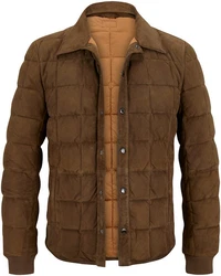 Milestone Lederjacke MSAlfonso Braun/Khaki/Dunkelbraun