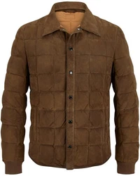 Milestone Lederjacke MSAlfonso Braun/Khaki/Dunkelbraun