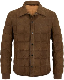 Milestone Lederjacke MSAlfonso Braun/Khaki/Dunkelbraun