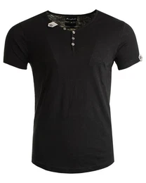 Frchtl T-Shirt mit modischer Knopfleiste